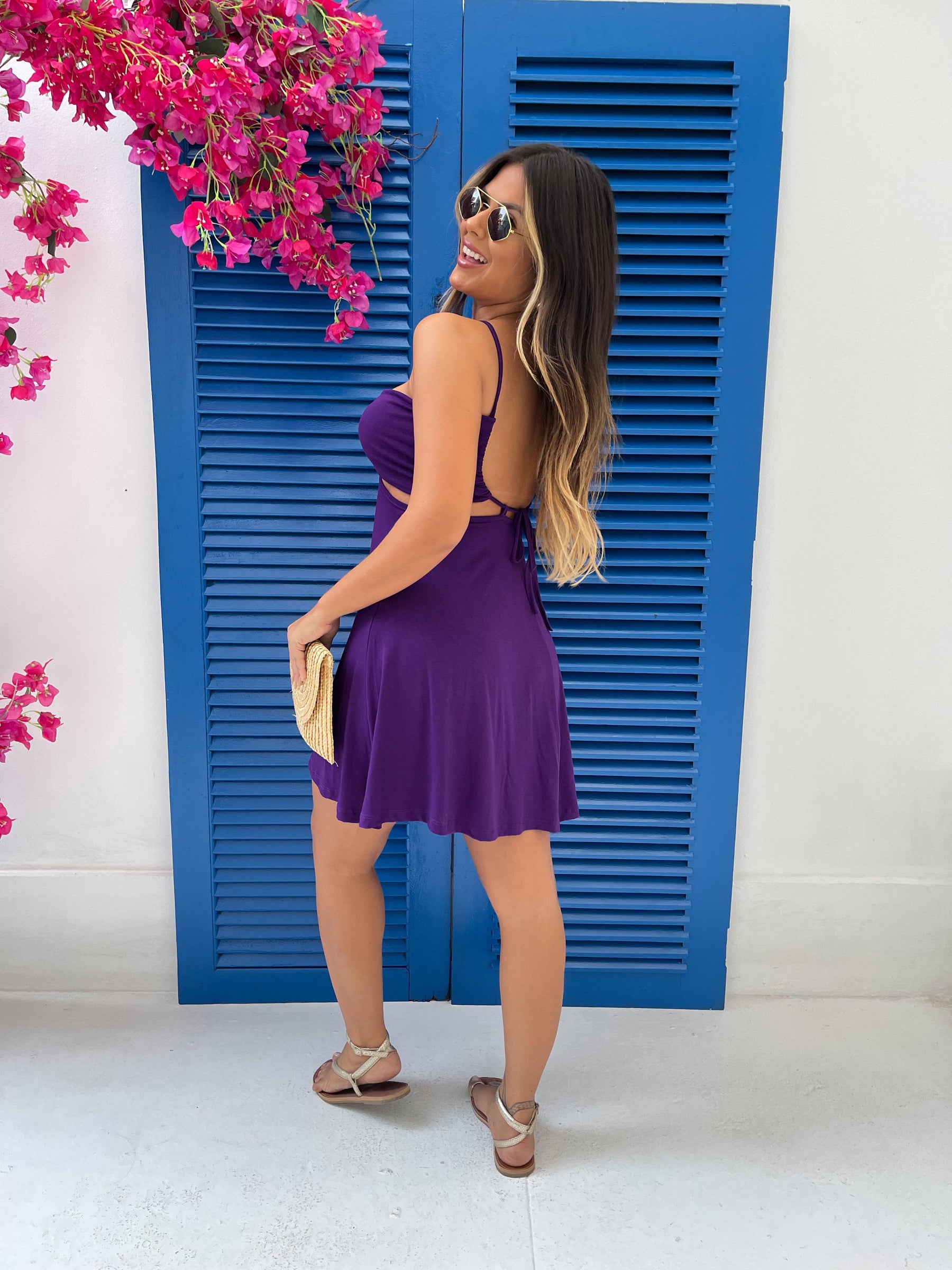 Vestido Curto Camila Liso